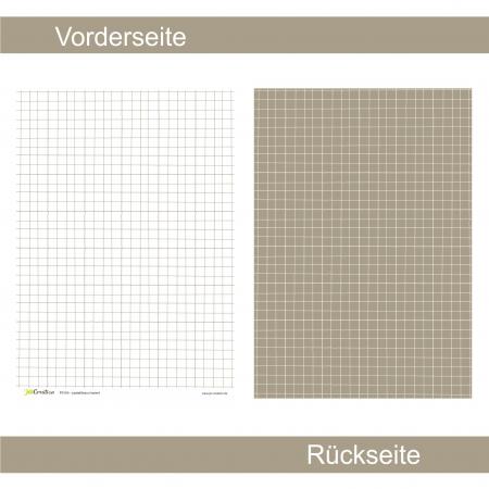 Pastellbraun kariert - Designpapier